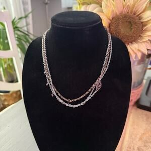 Sabika Multi Chain Chainlink Beaded Necklace